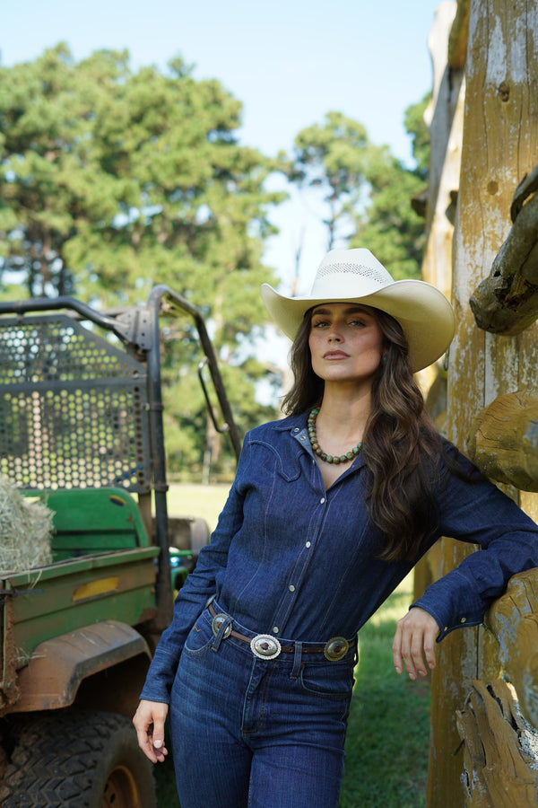 Antonia Western Snap Front - Upland Bespoke