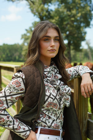Rifle Ruffle Signature Blouse - Upland Bespoke